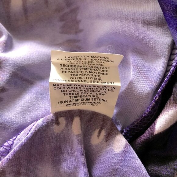 MXM Purple Print Halter Top - Picture 7 of 7